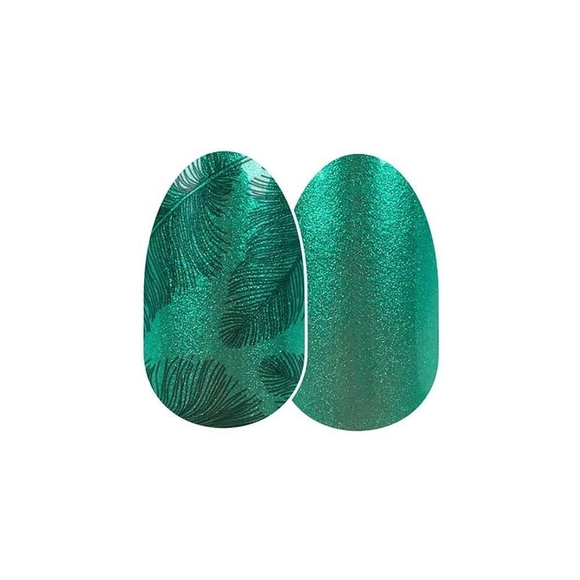 Color Street Better Late Than Feather Nail Art Design Retired Nail Strips - Picture 5 of 8